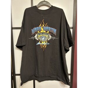 MARK MARTIN #6 SALUTE TO YOU NASCAR VINTAGE‎ BLACK T SHIRT SIZE 3XL DOUBLE SIDED